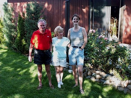 Jeannette mit Johanna und Gerhard / Jeannette with Johanna and Gerhard